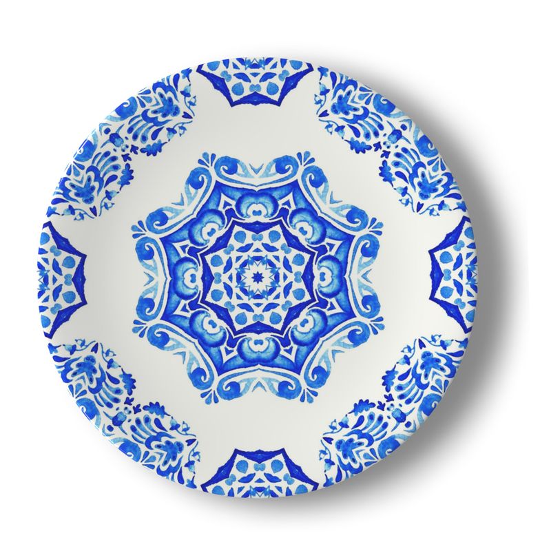 Delft Medallion Dinner Plate