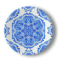 Sapphire Bloom Porcelain Dinner Plate