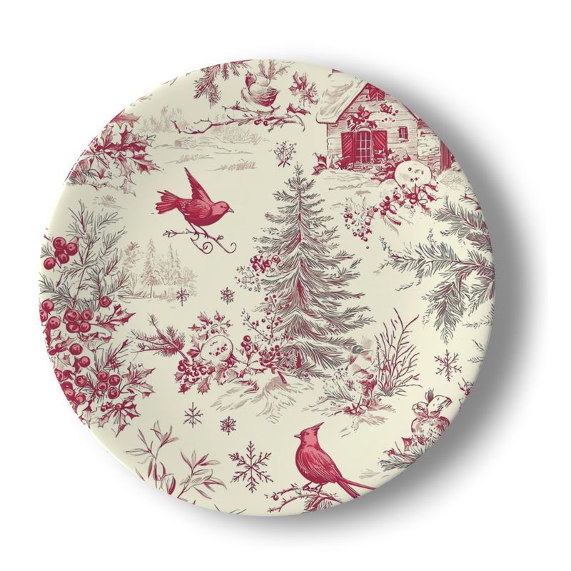 Amara Selçuk x Cenora Winter Cottage Porcelain Plate