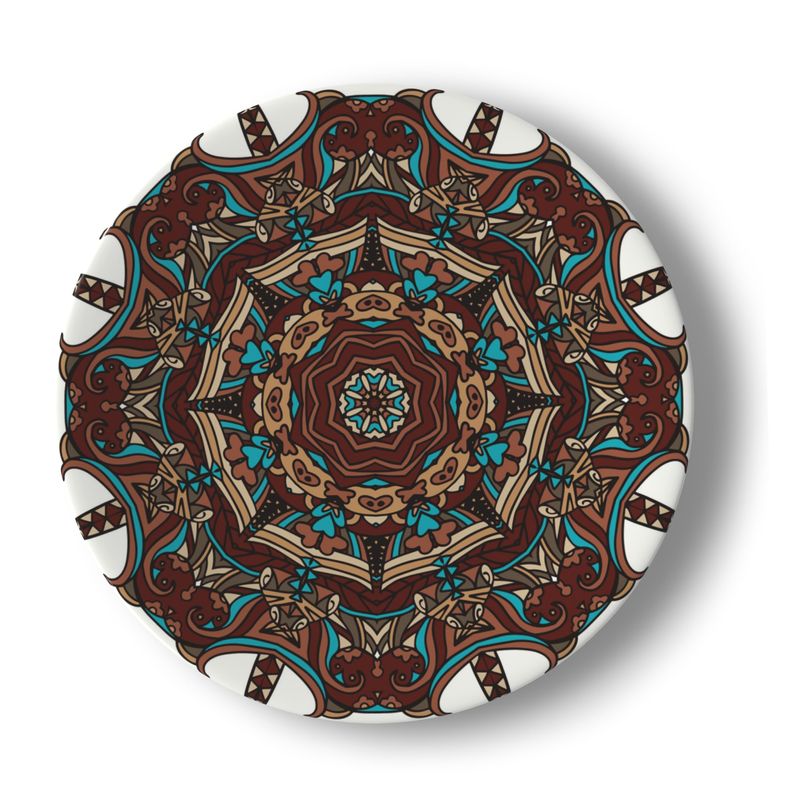 Ember Whispers Porcelain Plate