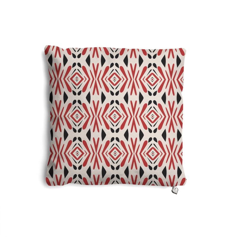 Crimson Diamond Pillow