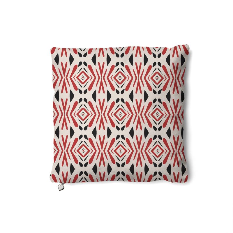 Crimson Diamond Pillow
