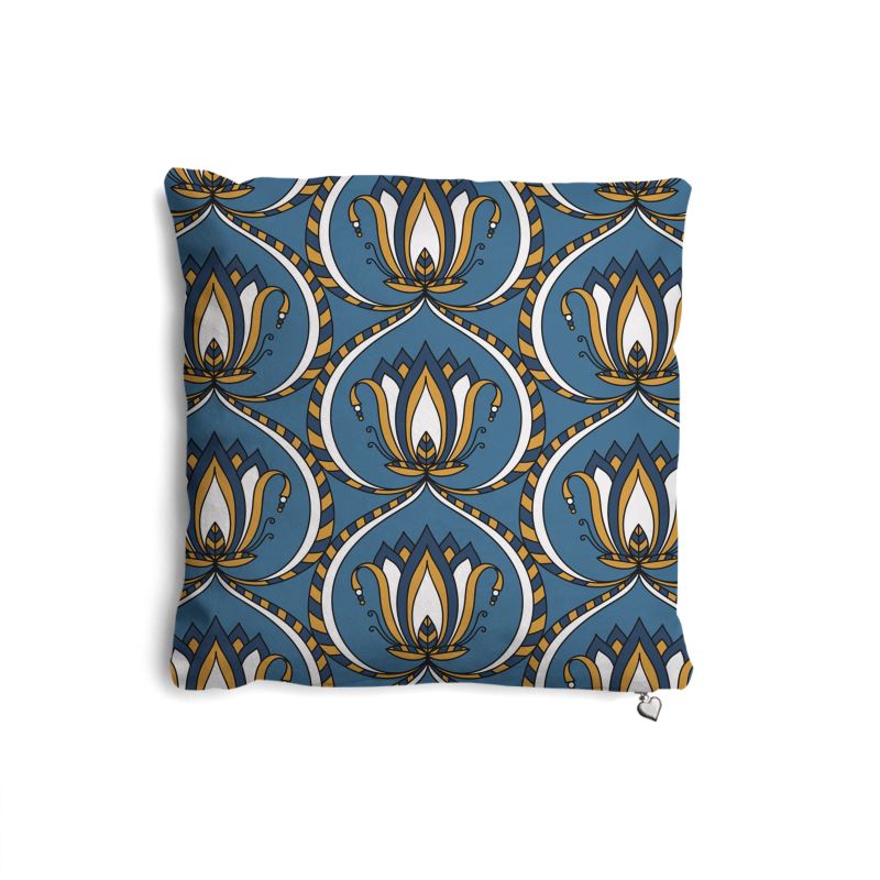 Isabel Duarte x Cenora's  Regal Lotus Cushion