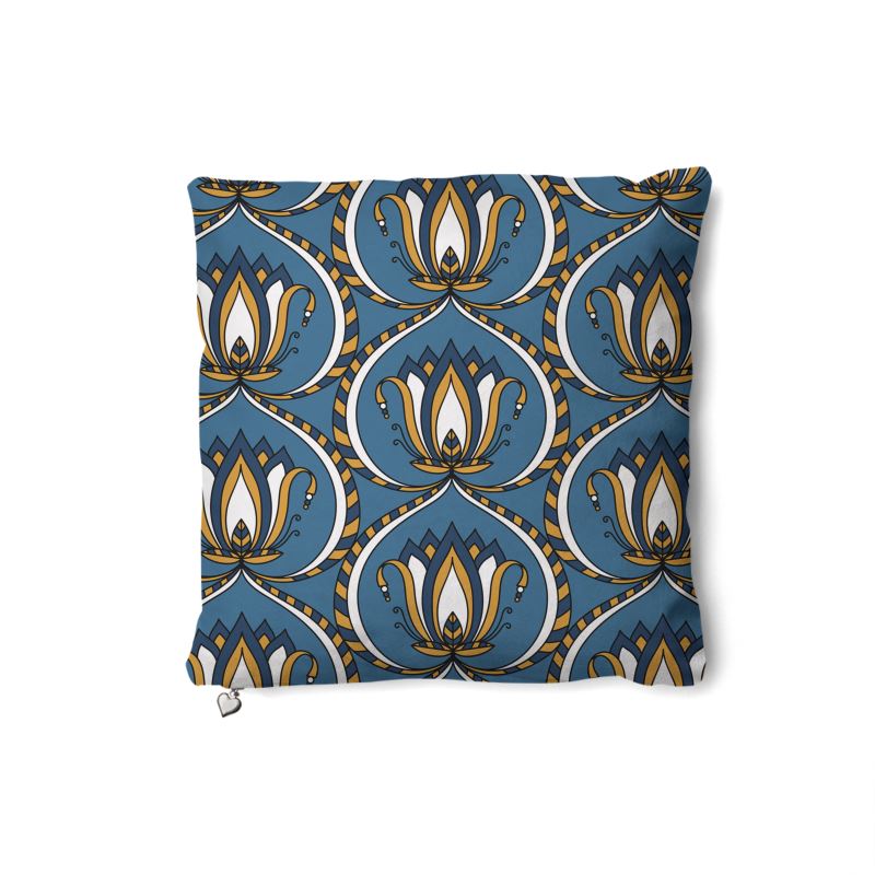 Isabel Duarte x Cenora's  Regal Lotus Cushion