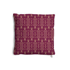 Royal Garnet Art Deco Cushion