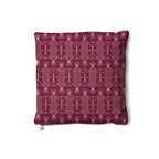 Royal Garnet Art Deco Cushion