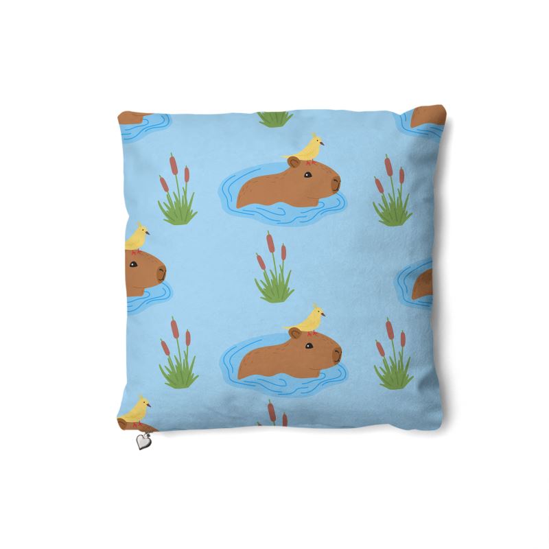 Capybara Meadow Cushion