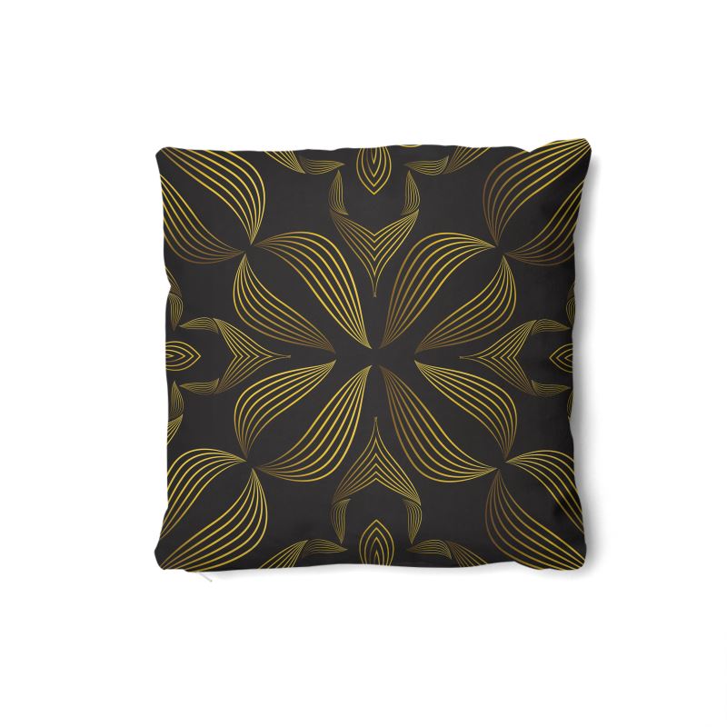 Golden Eclipse Luxe Cushion