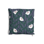 Twilight Bloom Decorative Cushion