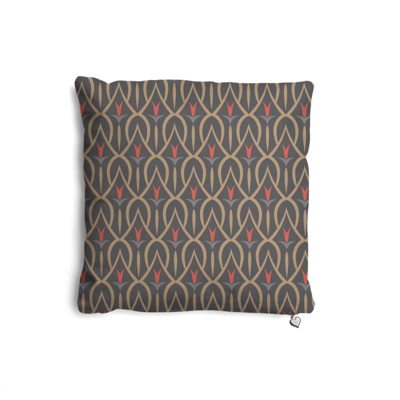 Ember Lattice Luxe Cushion