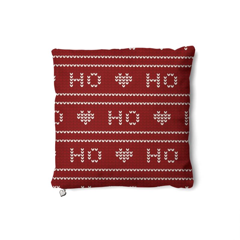 Festive Ho Ho Holiday Cushion