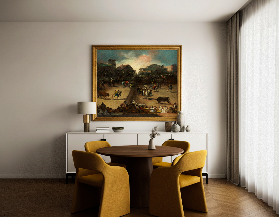 Francisco de Goya: Bullfight in a Divided Ring (late 18th–early 19)