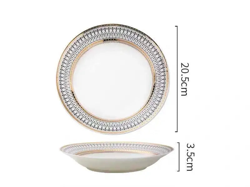 Imperial Elegance Fine Porcelain Dinnerware Set
