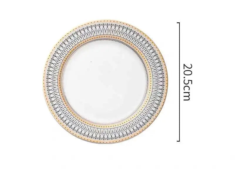 Imperial Elegance Fine Porcelain Dinnerware Set