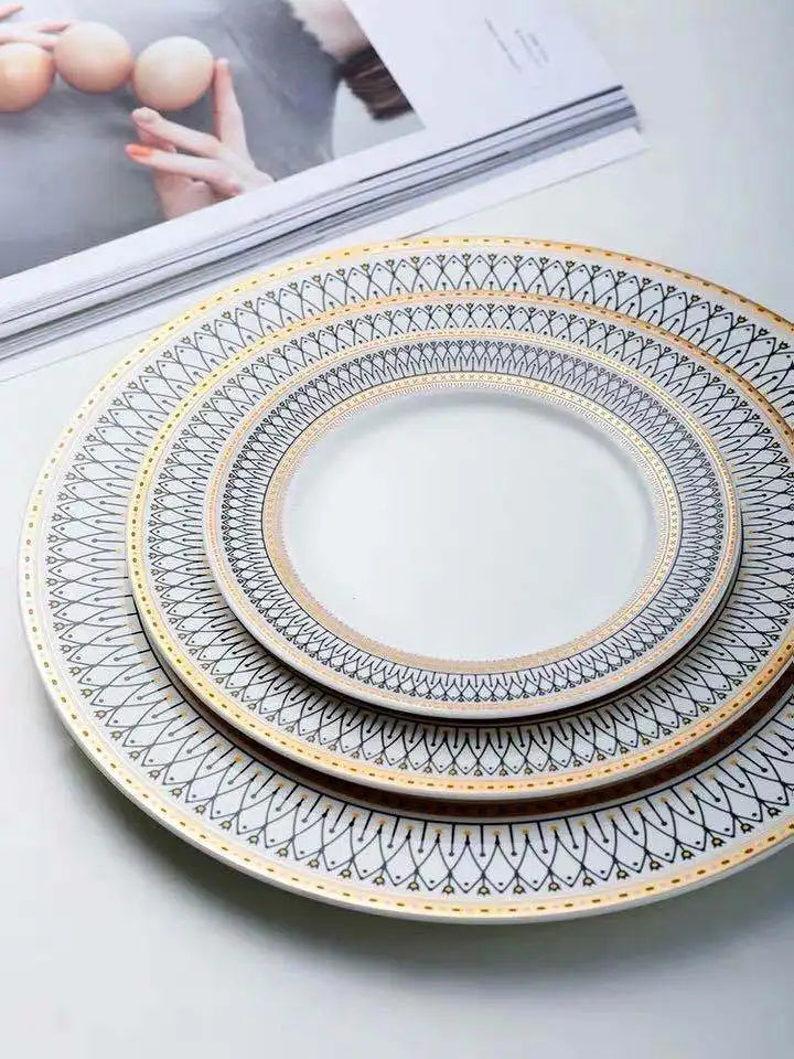 Imperial Elegance Fine Porcelain Dinnerware Set