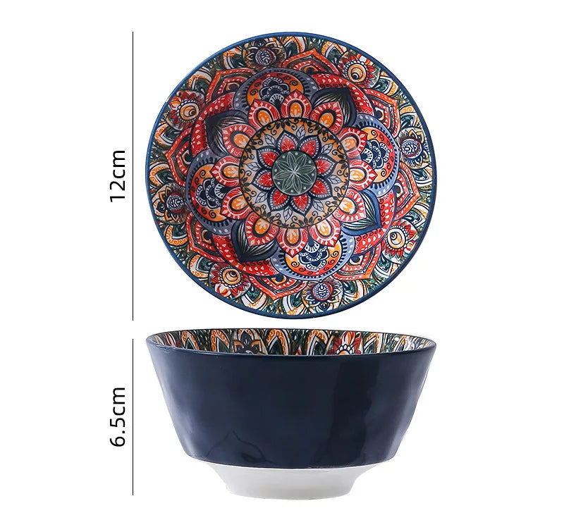 Moroccan Radiance Ceramic Dinnerware Set