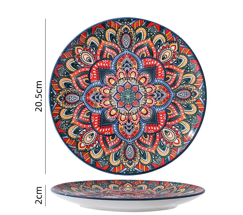 Moroccan Radiance Ceramic Dinnerware Set