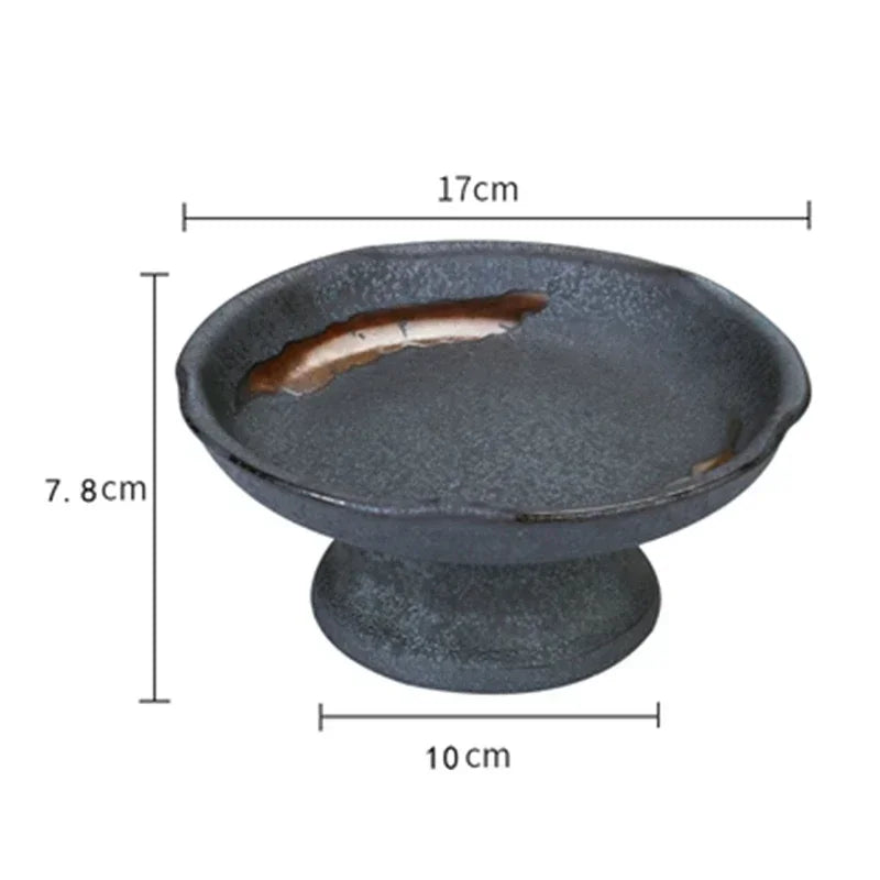 Artisan Pedestal Ceramic Bowls