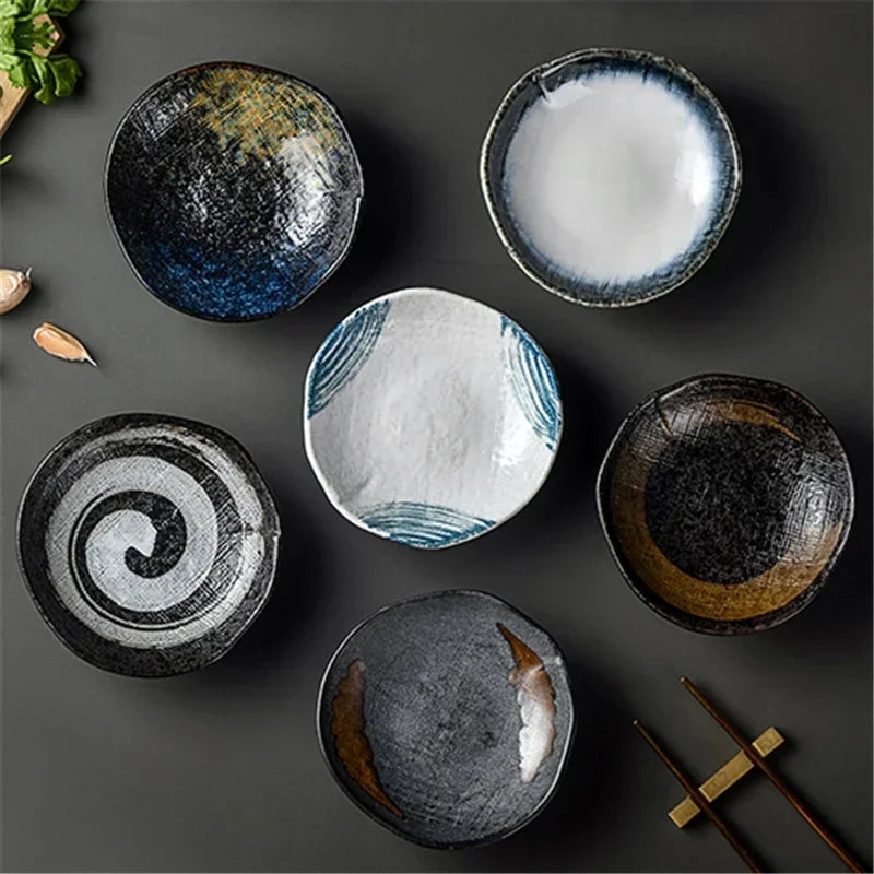 Artisan Pedestal Ceramic Bowls