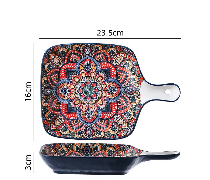 Moroccan Radiance Ceramic Dinnerware Set