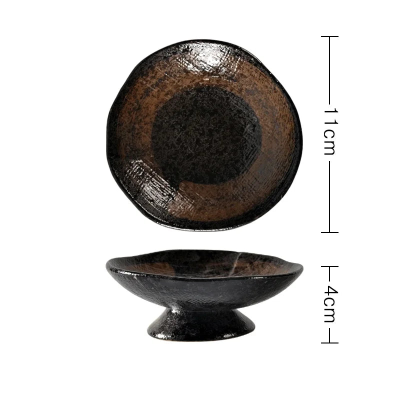 Artisan Pedestal Ceramic Bowls