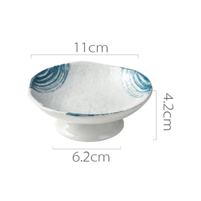 Artisan Pedestal Ceramic Bowls