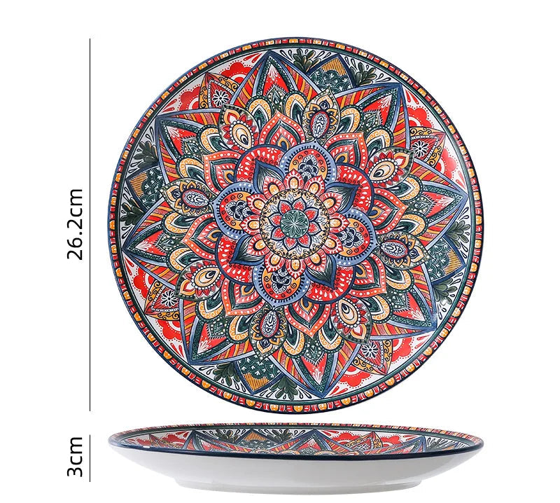 Moroccan Radiance Ceramic Dinnerware Set
