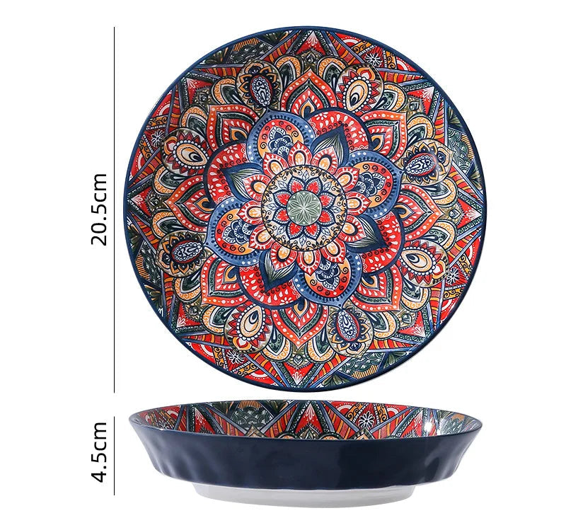 Moroccan Radiance Ceramic Dinnerware Set