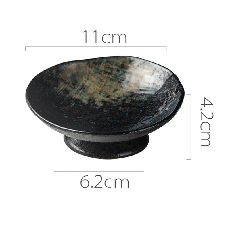Artisan Pedestal Ceramic Bowls