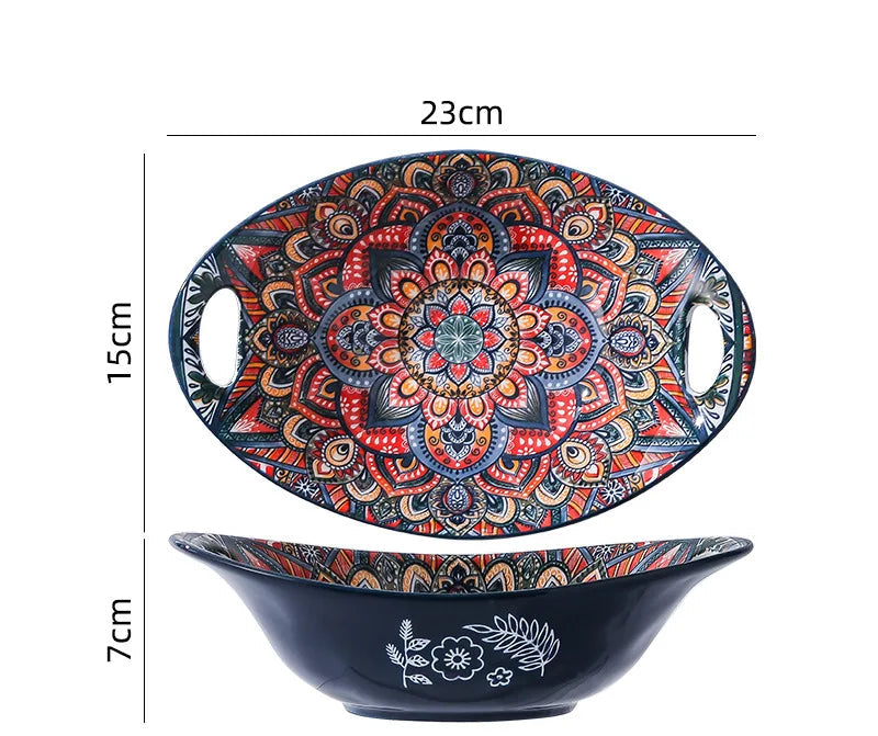 Moroccan Radiance Ceramic Dinnerware Set