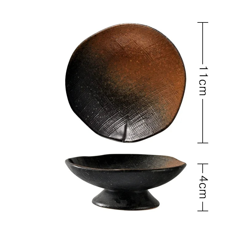 Artisan Pedestal Ceramic Bowls