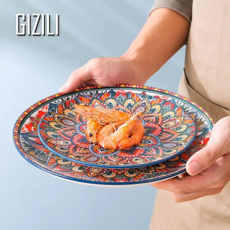 Moroccan Radiance Ceramic Dinnerware Set