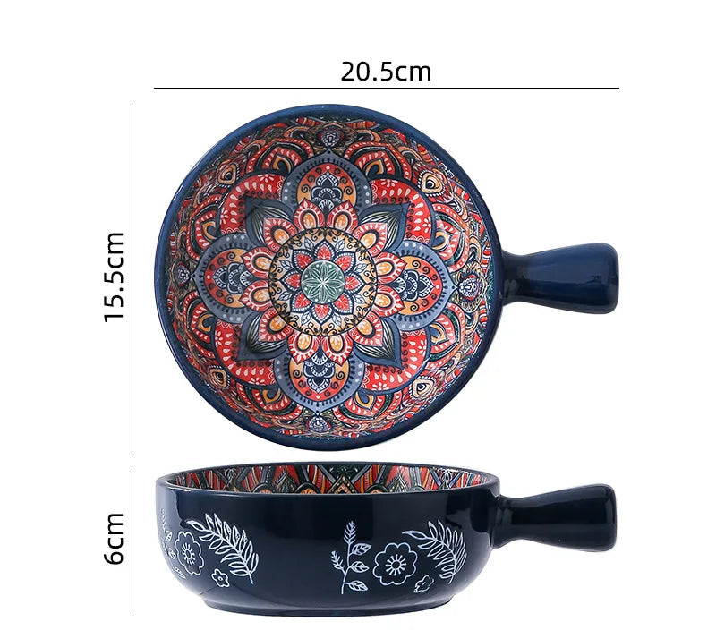 Moroccan Radiance Ceramic Dinnerware Set
