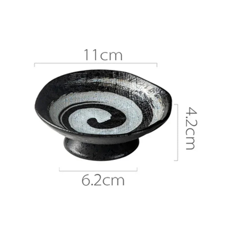 Artisan Pedestal Ceramic Bowls