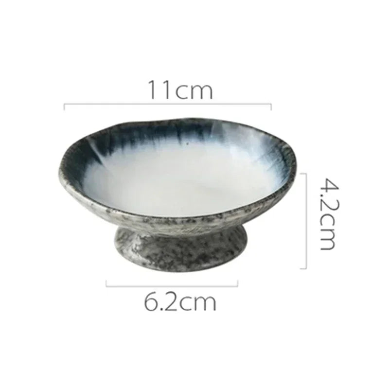 Artisan Pedestal Ceramic Bowls