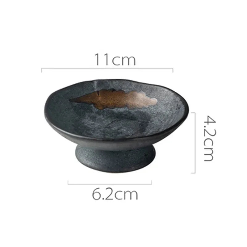 Artisan Pedestal Ceramic Bowls