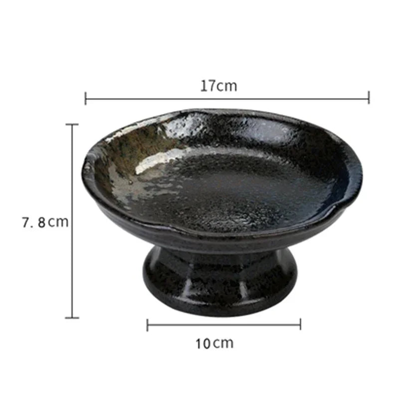 Artisan Pedestal Ceramic Bowls