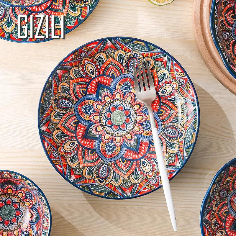 Moroccan Radiance Ceramic Dinnerware Set